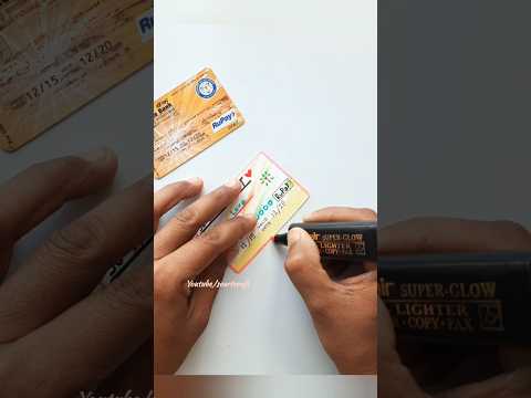 Paper ATM Cards || Paper ATM card banaye || ATM card banaye #shorts #virls #trending #youtubeshorts