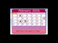 STARFALL Calendar February 2026