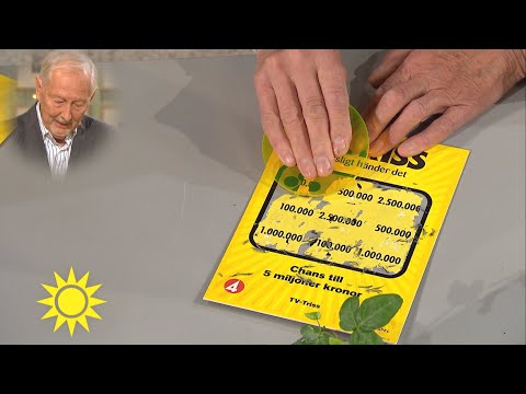 Underbara Arne skrapar triss på sin 80-årsdag: ”Åh vad härligt!” - Nyhetsmorgon (TV4)