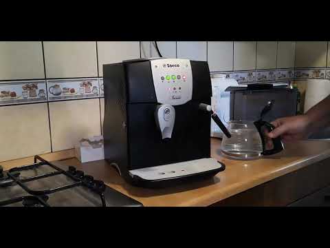 Saeco Incanto vizkőtelenités, teljes vízkötelenítési folyamat