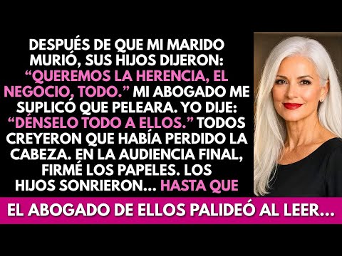 I gave the greedy heirs exactly what they wanted. Their lawyer read a sentence and froze…