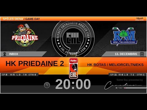 2019 12 13 HK PRIEDAINE 2 - HK ROTAS/MELIORCELTNIEKS