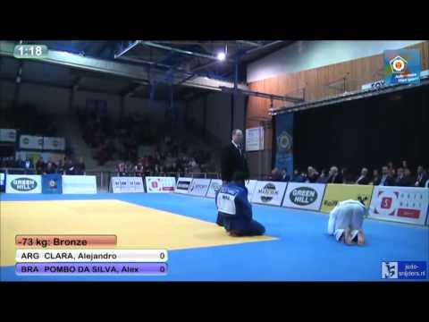 Judo 2014 European Open Men Oberwart: Clara (ARG) - Pombo da Silva (BRA) [-73kg] bronze