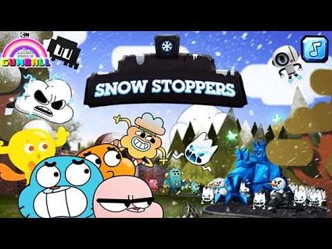 The Amazing World of Gumball - Snow Stoppers [Cartoon Network Games] Video