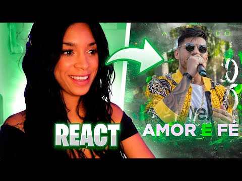 (REACT)  Hungria Hip Hop - Amor e Fé (Official Music Video)