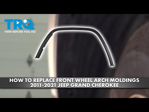 How to Replace Front Wheel Arch Moldings 2011-2021 Jeep Grand Cherokee