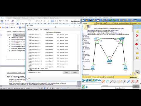 Lab – Configuring Rapid PVST+, PortFast, and BPDU Guard 2