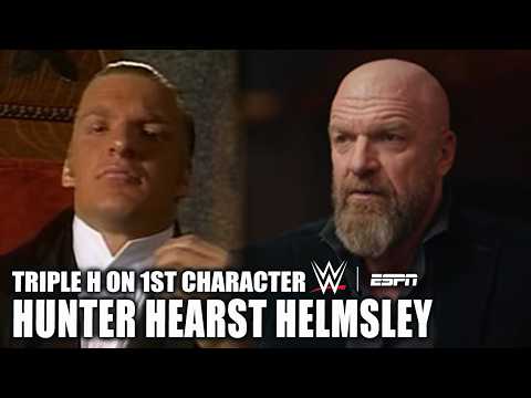 Triple H on the origins of his Hunter Hearst Helmsley character | WWE on ESPN | Stephanie's Places