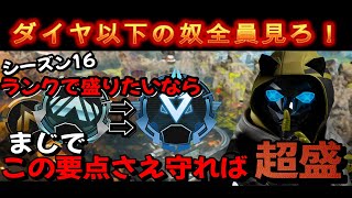 【盛れすぎ注意】知らないと知っているでは天と地！シーズン16のランク解説！