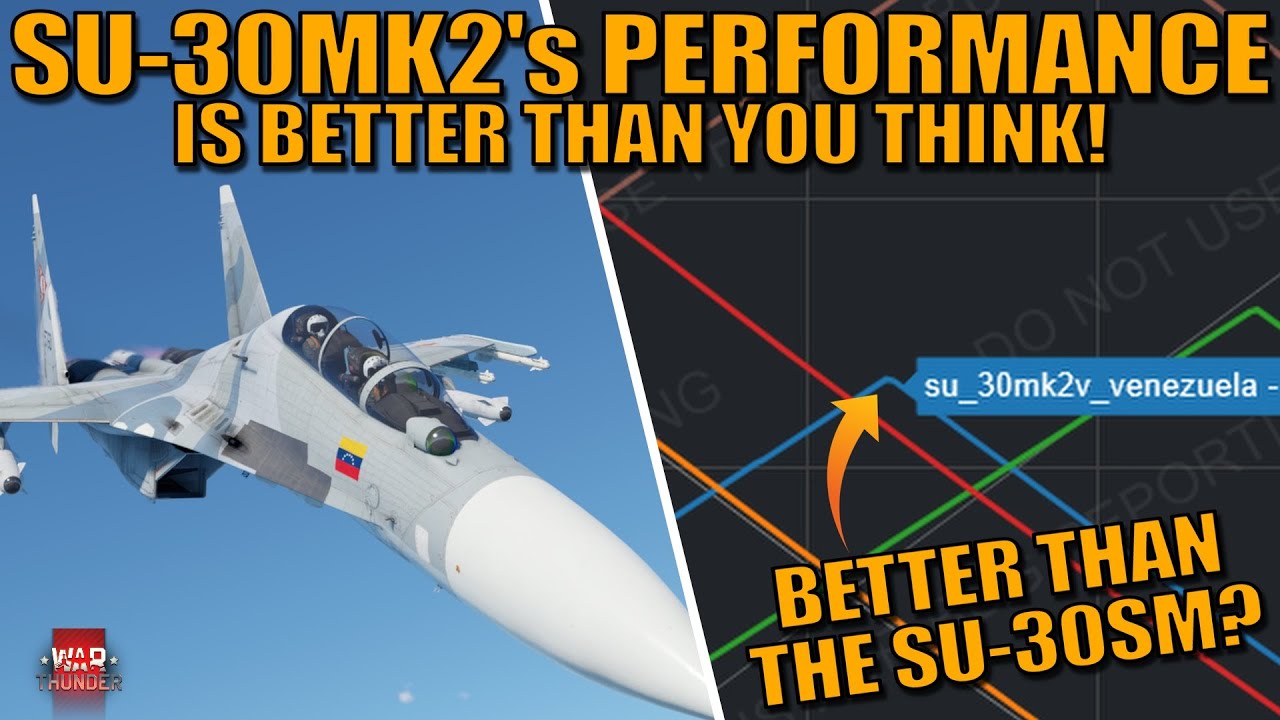 SU-30MK2's performance is BETTER than you THINK! BETTER than the SU-30SM's even? - War Thunder DEV