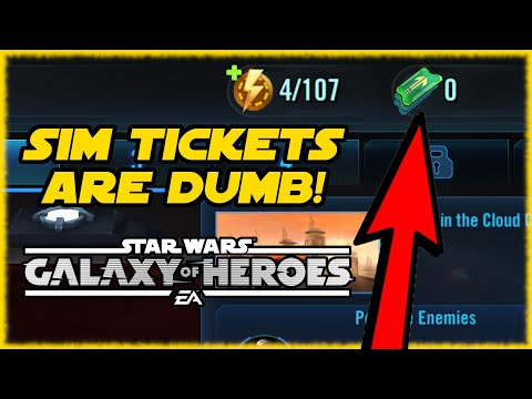 SWGOH F2P Farming - SIM Tickets Should NOT EXIST in 2023!