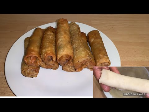 How to make veggie spring roll!| Sweet Naa’s Kitchen.#viral #subscribe