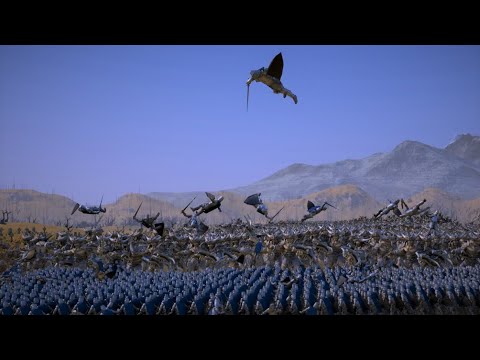 2,500 Giant Ogres vs. 25,000 Spartans and Heavy Knights  Ultimate Epic Battle Simulator UEBS