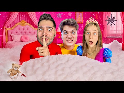 ELİF'İN PRENSES ODASINI KARLA KAPLADIK!❄️