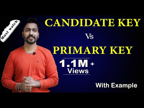 Lec-8: What is CANDIDATE KEY  and PRIMARY key | Full Concept |  Most suitable examples | DBMS