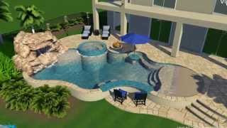 preview picture of video 'Custom Pool Lake Clarke Shores'