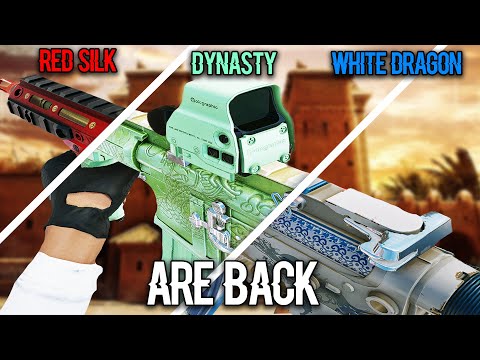 OLD SKINS ARE BACK - Dynasty, Red Silk, White Dragon - Showcase IN-GAME + Universal ATTACHMENT SKINS