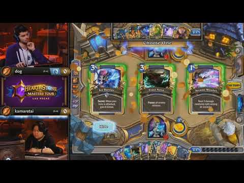 Hearthstone Masters Tour Las Vegas 2019: Dog vs Kamaretai | Day 1 Swiss Stage