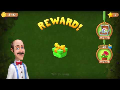 Gardenscapes Level 2164 With No Boosters - Bonus Scene With Austin
