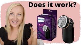TEST Philips Fabric Shaver GC026/80 Honest review & Demonstration! Does it actually work?