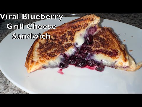 Ultimate Blueberry Havarti Grilled Cheese Sandwich | Sweet & Savory | #SelfMadeCook