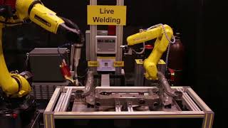 Robotic Arc Welding with Servo Robot Seam Tracking Process Control & FANUC ARC Mate 100iD Robot