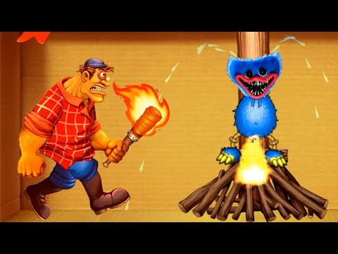 Huggy Wuggy vs Mad Jack | Kick the Buddy Mod Poppy Playtime Chapter 2 Android Gameplay