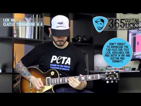 Lick 156/365 - Classic Turnaround in A | 365 Guitar Licks Project