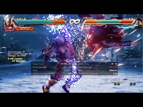 TEKKEN 7 HEIHACHI COMBO 80 DMG EWGF/OTGF