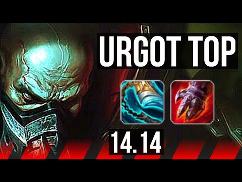 URGOT vs RYZE (TOP) | 8/1/4, 700+ games, Dominating | EUW Master | 14.14