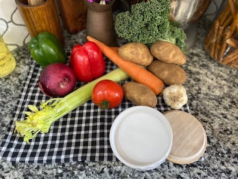 Hearty Beef Stew. Organic cooking. Cook with me.