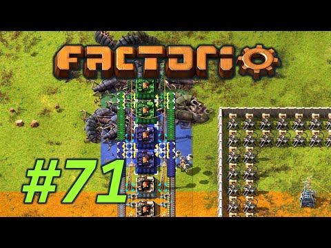 Destroyer Capsule Production - Let's Play Factorio 1.0 Deathworld Part 71