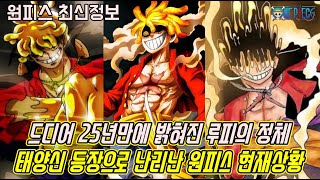 [원피스 최신정보]드디어 공개 된 원피스 최강의 열매 태양신 루피의 탄생으로 난리난 현재상황