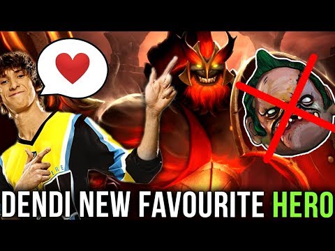 Dendi Spamming New Hero Mars - New Favourite Hero?! Dota 2 Gameplay Compilation