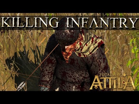 Killing Infantry With Archers - Optimal Firing Angles - Total War Attila Age of Charlemagne
