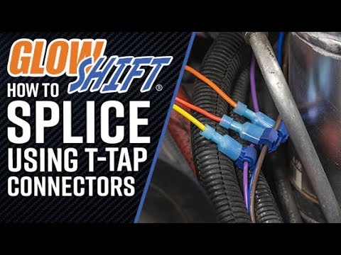 Installation | How To Splice Wires Using GlowShift T-Tap Connectors For Tapping Electrical Wires