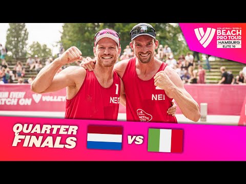 Brouwer/Meeuwsen vs. Nicolai/Cottafava - Quarter Final Highlights Hamburg 2022 #BeachProTour