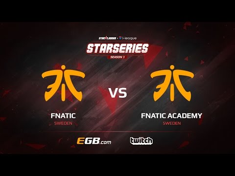 [EN] fnatic vs fnatic Academy, map 2 train, SL i-League StarSeries Season 3 Europe Qualifier