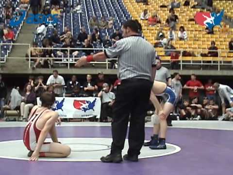 USAW Cadet Folkstyle Nationals: 105 pound final - Cole Sladeck vs. Brock Ervin
