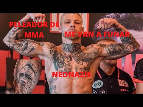 Luchador de MMA se le niega debutar en promotora por tatuaje neonazis