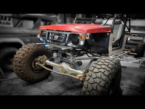 Ultimate Suzuki Samurai Buggy Build! Episode 2 Double Triangulated 4 Link And Custom JDM Grill