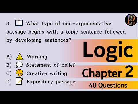 Logic Chapter 2 Questions