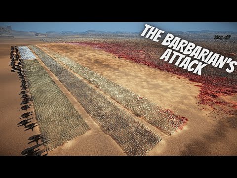 ALLIED HUMAN ARMY vs 3 MILLION BARBARIANS & VIKINGS - WARHAMMER 40K - UEBS 2