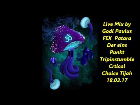 Live Mix by Godi Paulus  FEX  Patara Der eins Punkt Tripinstumble Crtical Choice Tijah 18 03 17