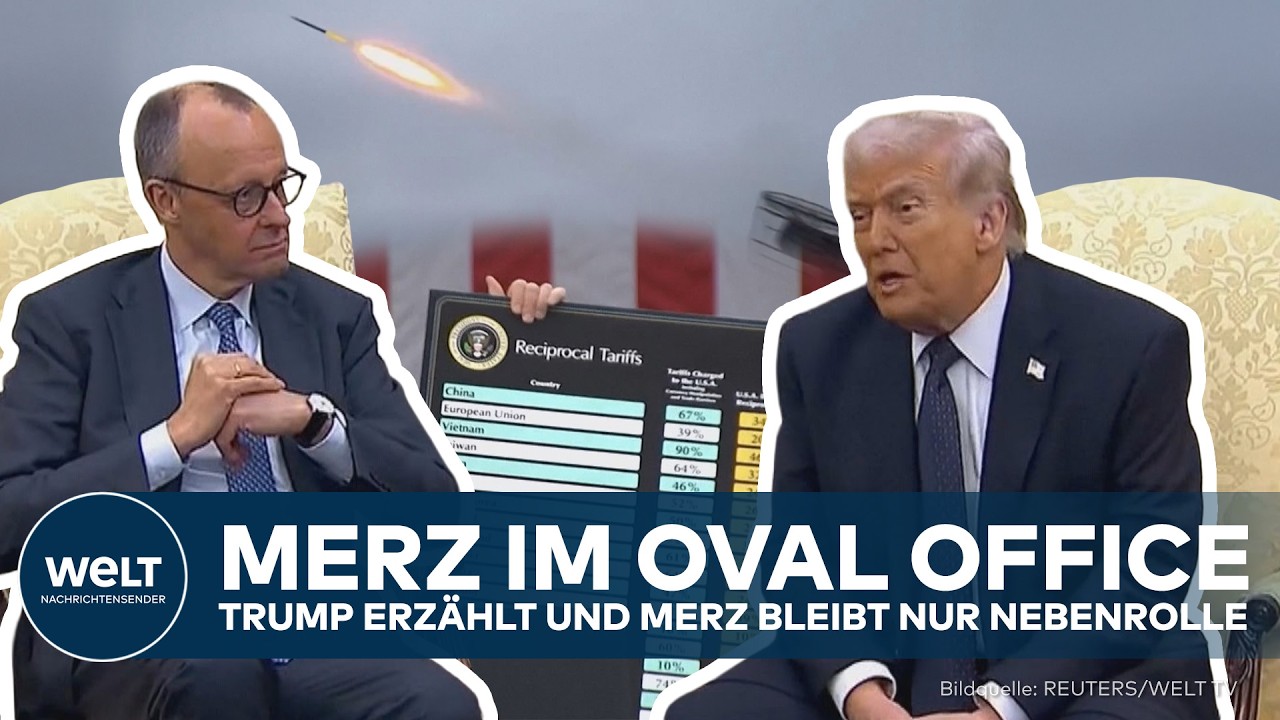 USA: Präsident Donald Trump dominiert – Kanzler Friedrich Merz bleibt Nebenrolle