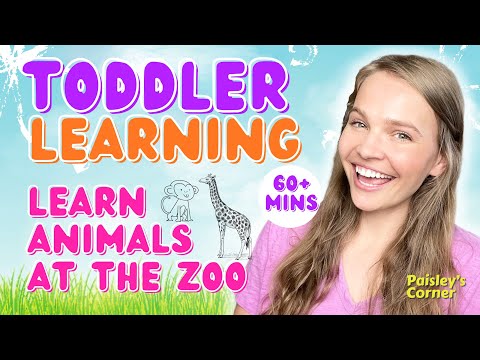 Toddler Learning Video - Learn Zoo Animals | Best Learning Video for Toddlers