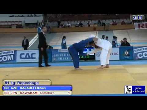 Judo 2010 World Cup Men Vienna: Elkhan Rajabli (AZE) - Tomohiro Kawakami (JPN) [-81kg]