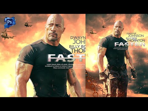 How to Make Action Movie Poster in Photoshop Cc- Poster Design - Vertex Graphic