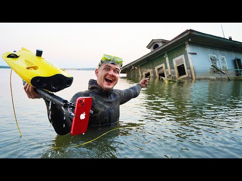Что мы нашли в затонувшем доме миллионера с помощью подводного дрона?