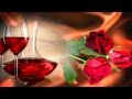 Футаж Розы и вино 
